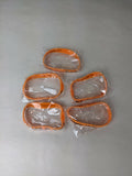 Load image into Gallery viewer, (5 Pack) Trick or Treat Orange Black Kids Silicone Rubber Wristband Bracelet