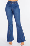 Load image into Gallery viewer, American Bazi High Waist Curvy Flare Jeans