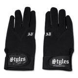 Load image into Gallery viewer, AJ Styles P1 Logo Replica Fight Gloves Black by AJ Styles | Extreme Wrestling Shirts