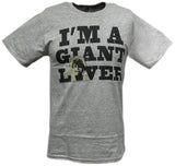 Load image into Gallery viewer, Andre the Giant I&#39;M A GIANT LOVER Lightweight Gray Legends T-shirt New