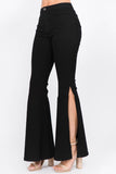 Load image into Gallery viewer, American Bazi Side Slit Flare Jeans